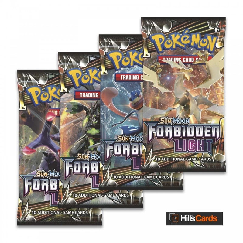 Pokemon Sun & Moon Forbidden Light 4 Sealed Booster Packs: SM-6 TCG Ca - Recaptured LTD Pokemon Sun & Moon Forbidden Light 4 Sealed Booster Packs: SM-6 TCG Ca - Recaptured LTD