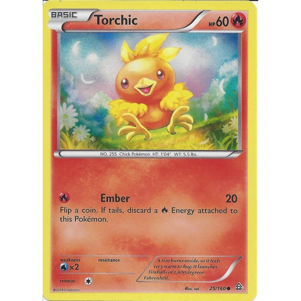 Pokemon TORCHIC 25/160 PROMO HOLO CARD - FROM THE COLLECTORS CHEST