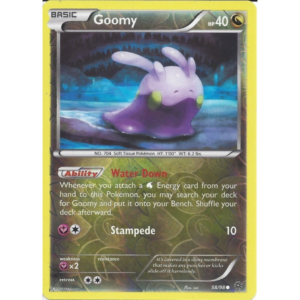 Pokemon XY Ancient Origins Card - GOOMY 58/98 REV HOLO