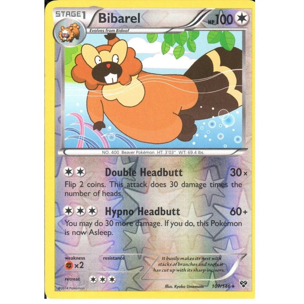 POKEMON XY - BIBAREL 107/146 REV HOLO