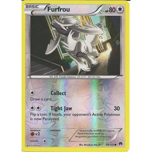 Pokemon XY BREAK-POINT - FURFROU 95/122 REV-ERSE HOLO