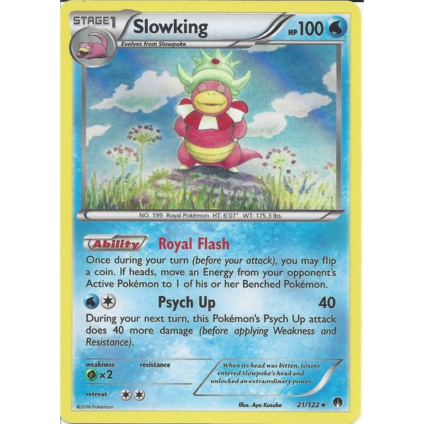 Pokemon XY BREAK-POINT - SLOWKING 21/122 RARE HOLO