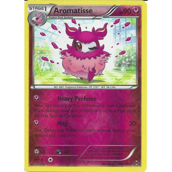 Pokemon XY BREAK THROUGH - AROMATISSE 106/162 REVERSE HOLO