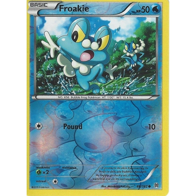 POKEMON XY BREAK THROUGH - FROAKIE 46/162 REV HOLO - Recaptured LTD POKEMON XY BREAK THROUGH - FROAKIE 46/162 REV HOLO - Recaptured LTD
