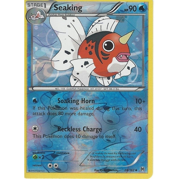 POKEMON XY BREAK THROUGH - SEAKING 28/162 REV HOLO