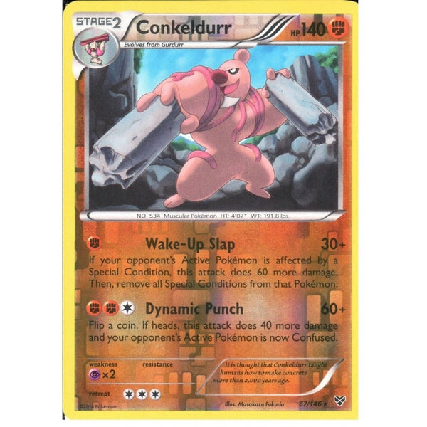 POKEMON XY - CONKELDURR 67/146 REV HOLO