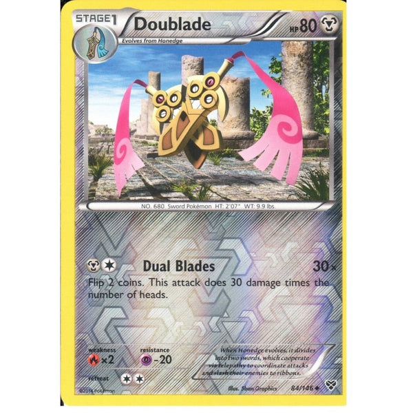 POKEMON XY - DOUBLADE 84/146 REV HOLO