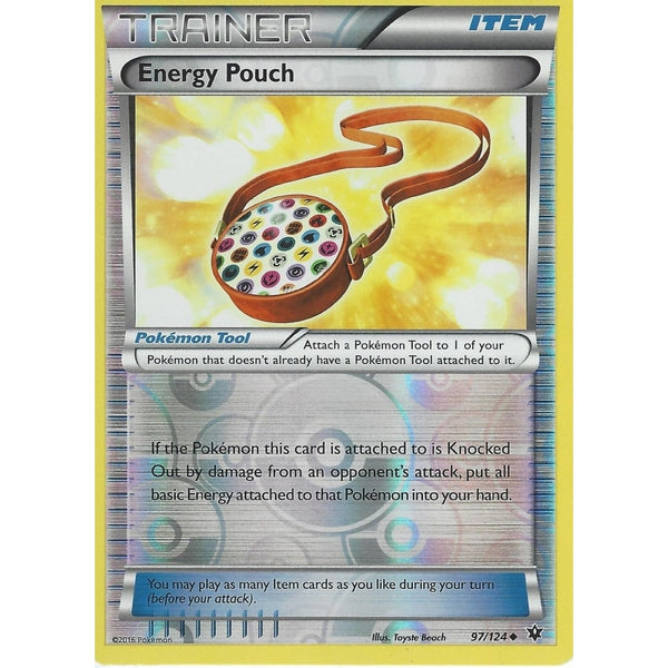 POKEMON XY FATES COLLIDE - ENERGY POUCH 97/124 REVERSE HOLO
