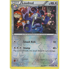 POKEMON XY FATES COLLIDE - LOUDRED - 81/124 REVERSE HOLO