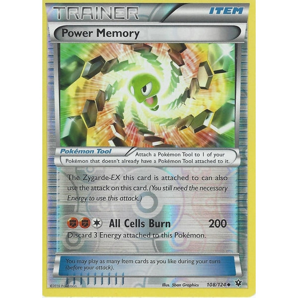 POKEMON XY FATES COLLIDE - POWER MEMORY 108/124 REVERSE HOLO