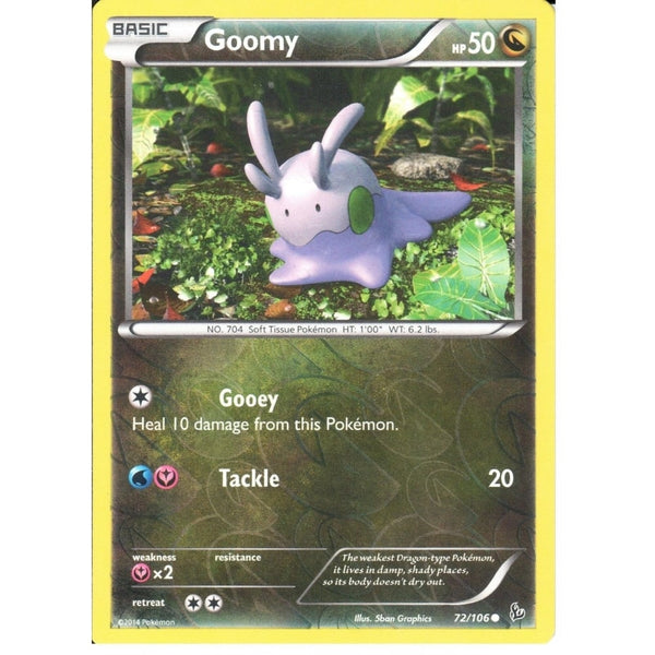 POKEMON XY FLASHFIRE - GOOMY 72/106 REV HOLO