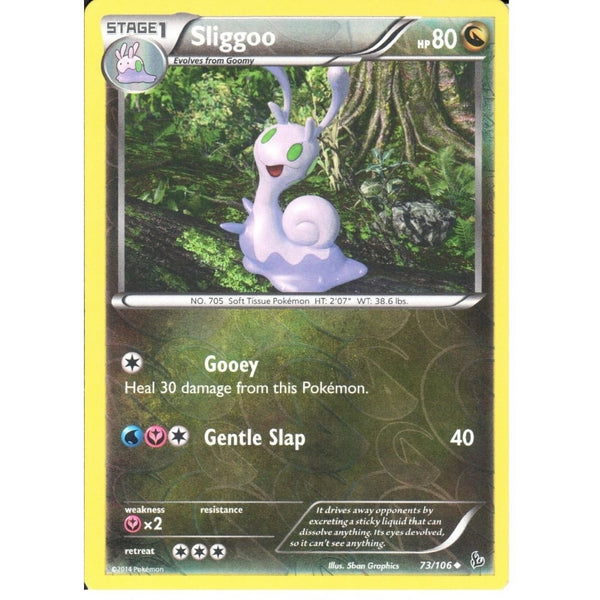 POKEMON XY FLASHFIRE - SLIGGOO 73/106 REV HOLO