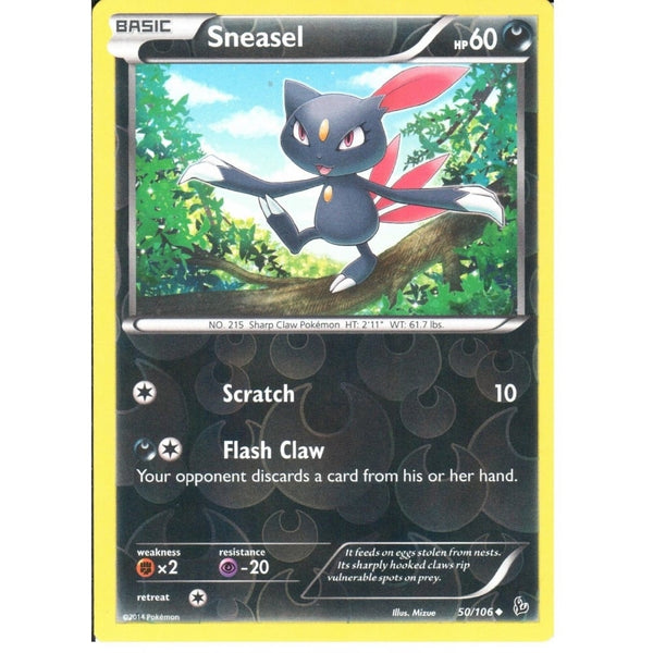 POKEMON XY FLASHFIRE - SNEASEL 50/106 REV HOLO