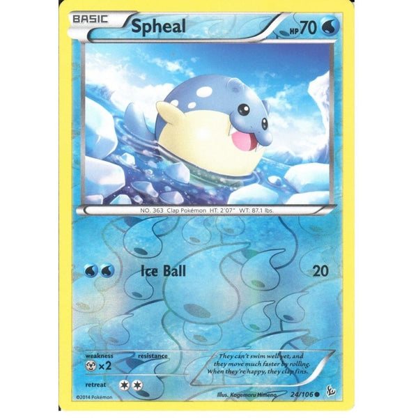 POKEMON XY FLASHFIRE - SPHEAL 24/106 REV HOLO
