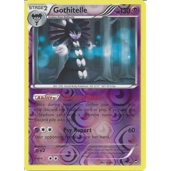POKEMON XY FURIOUS FISTS - GOTHITELLE 41/111 REV HOLO