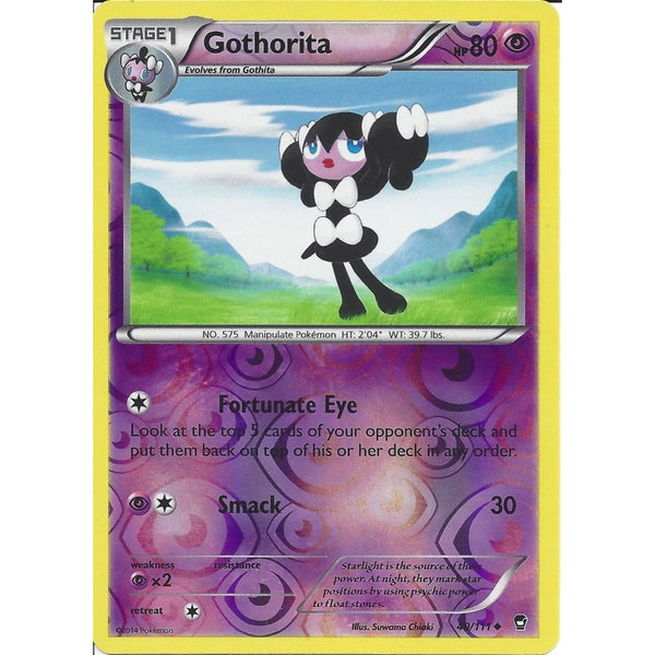 POKEMON XY FURIOUS FISTS - GOTHORITA 40/111 REV HOLO