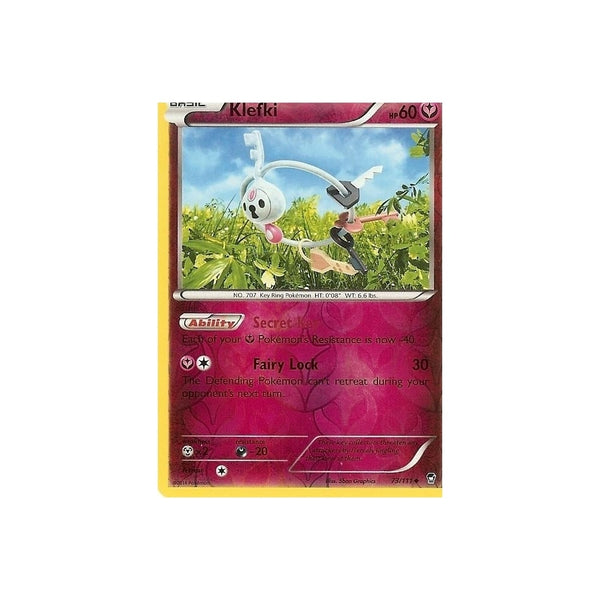 POKEMON XY FURIOUS FISTS - KLEFKI 73/111 REV HOLO