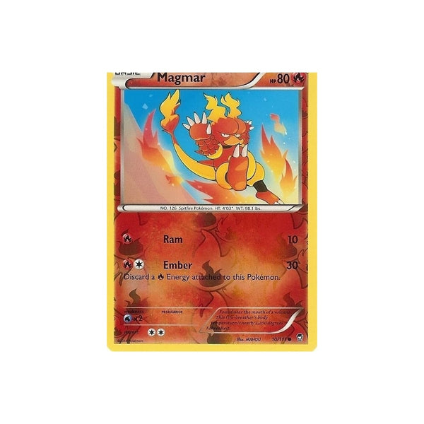 POKEMON XY FURIOUS FISTS - MAGMAR 10/111 REV HOLO