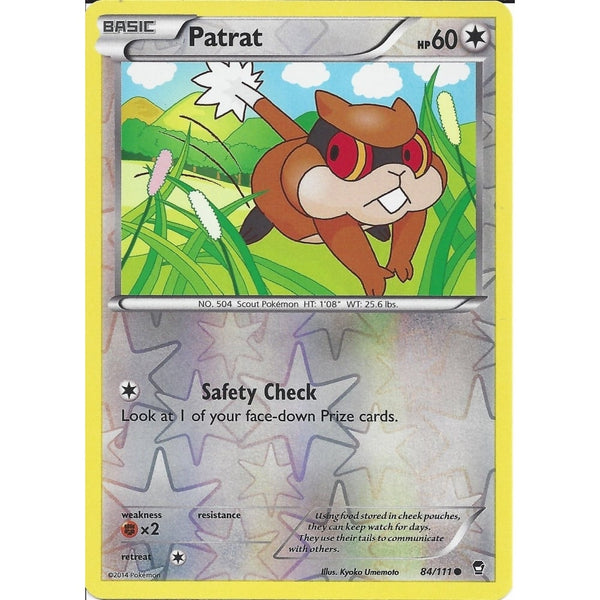 POKEMON XY FURIOUS FISTS - PATRAT 84/111 REV HOLO