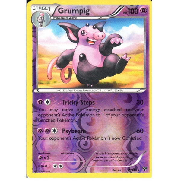 POKEMON XY - GRUMPIG 50/146 REV HOLO