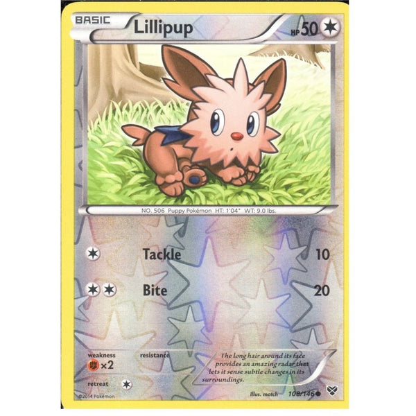 POKEMON XY - LILLIPUP 108/146 REV HOLO