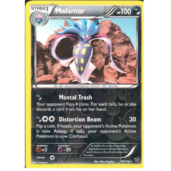 POKEMON XY - MALAMAR 76/146 REV HOLO