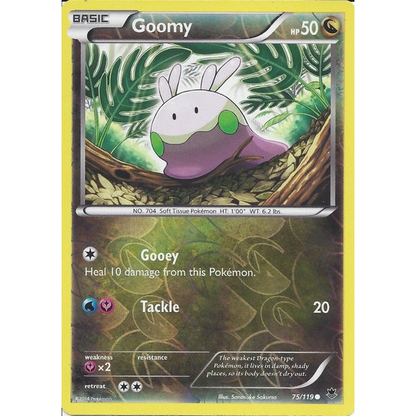 POKEMON XY PHANTOM FORCES - GOOMY 75/119 REV HOLO