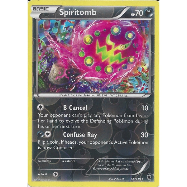 POKEMON XY PHANTOM FORCES - SPIRITOMB 55/119 REV HOLO