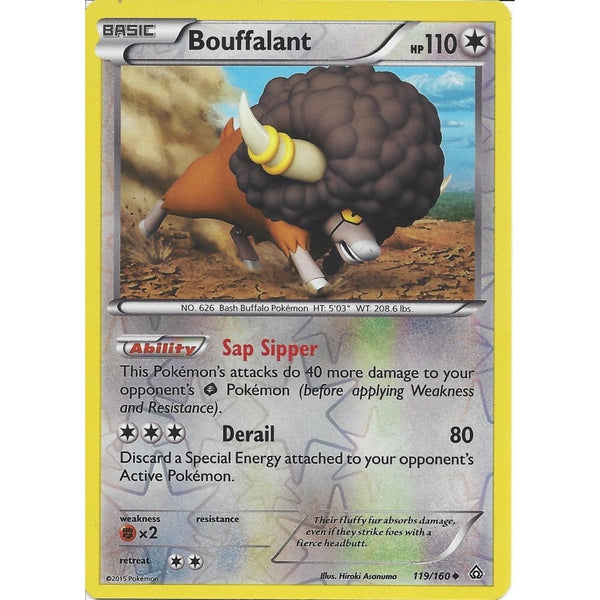 Pokemon XY PRIMAL CLASH - BOUFFALANT 119/160 REV HOLO