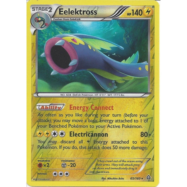 Pokemon XY PRIMAL CLASH - EELEKTROSS 65/160 REV HOLO