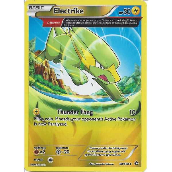 Pokemon XY PRIMAL CLASH - ELECTRIKE 60/160 REV HOLO