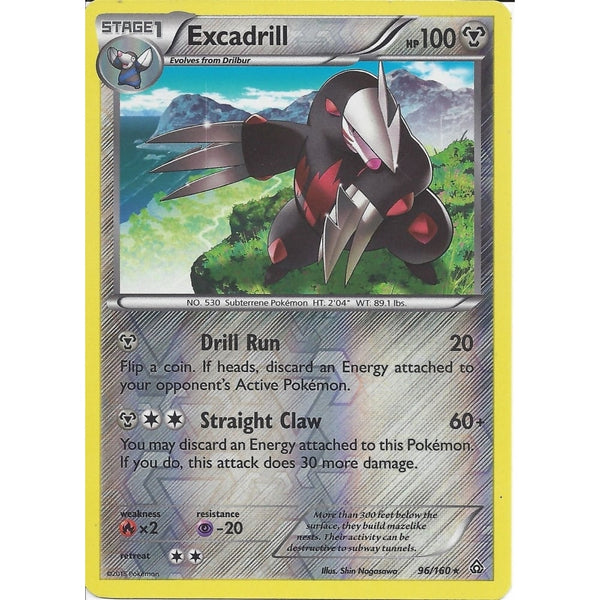 Pokemon XY PRIMAL CLASH - EXCADRILL 96/160 REV HOLO