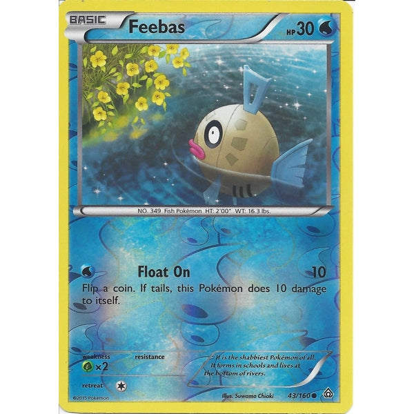 Pokemon XY PRIMAL CLASH - FEEBAS 43/160 REV HOLO