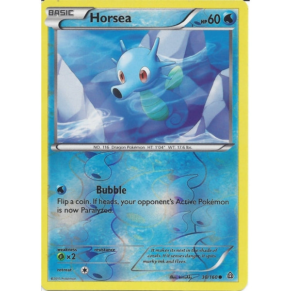 Pokemon XY PRIMAL CLASH - HORSEA 30/160 REV HOLO