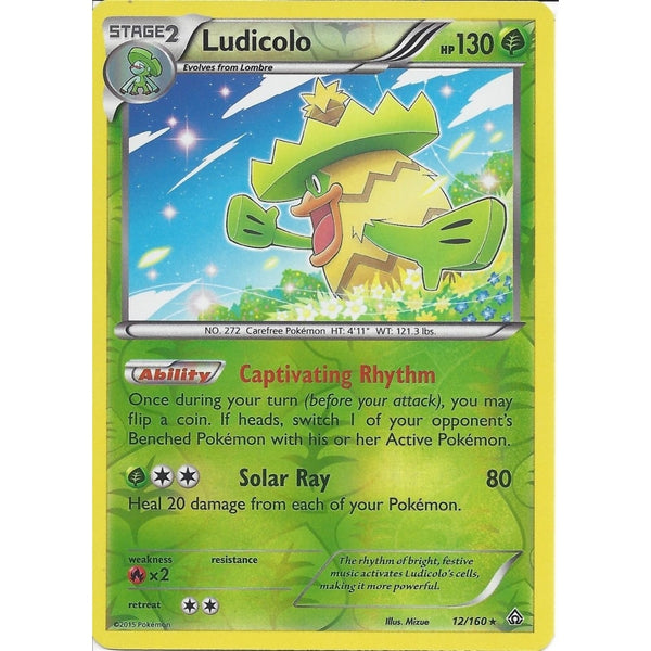 Pokemon XY PRIMAL CLASH - LUDICOLO 12/160 REV HOLO