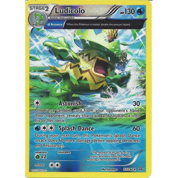 Pokemon XY PRIMAL CLASH - LUDICOLO 37/160 REV HOLO
