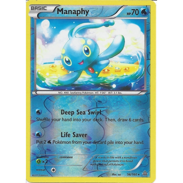 Pokemon XY PRIMAL CLASH - MANAPHY 56/160 REV HOLO