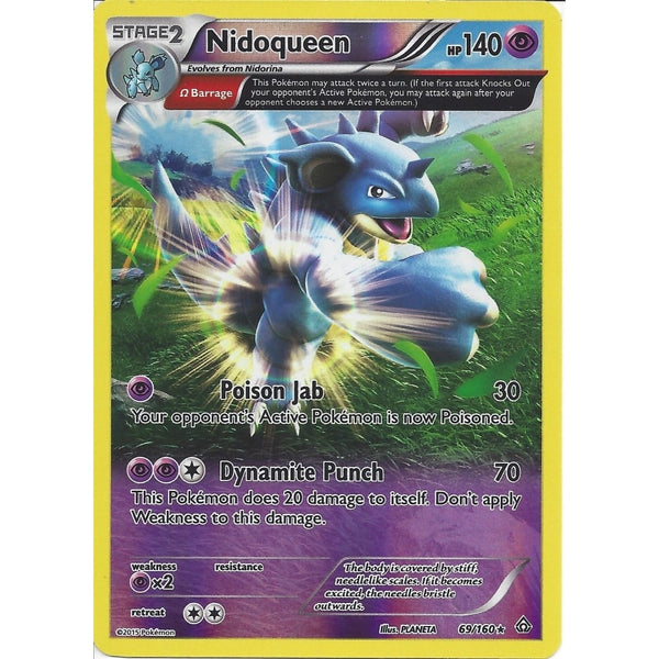Pokemon XY PRIMAL CLASH - NIDOQUEEN 69/160 REV HOLO