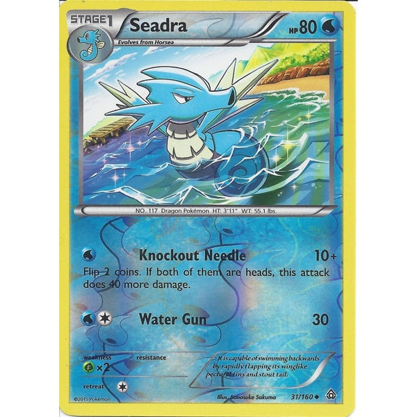 Pokemon XY PRIMAL CLASH - SEADRA 31/160 REV HOLO