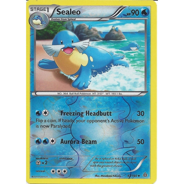 Pokemon XY PRIMAL CLASH - SEALEO 47/160 REV HOLO
