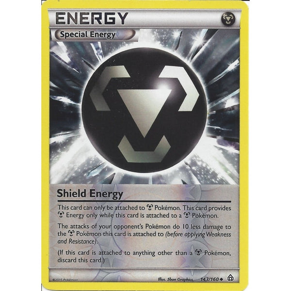Pokemon XY PRIMAL CLASH - SHIELD ENERGY 143/160 REV HOLO - TRAINER