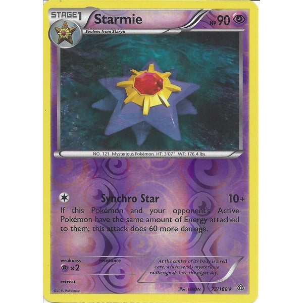 Pokemon XY PRIMAL CLASH - STARMIE 73/160 REV HOLO