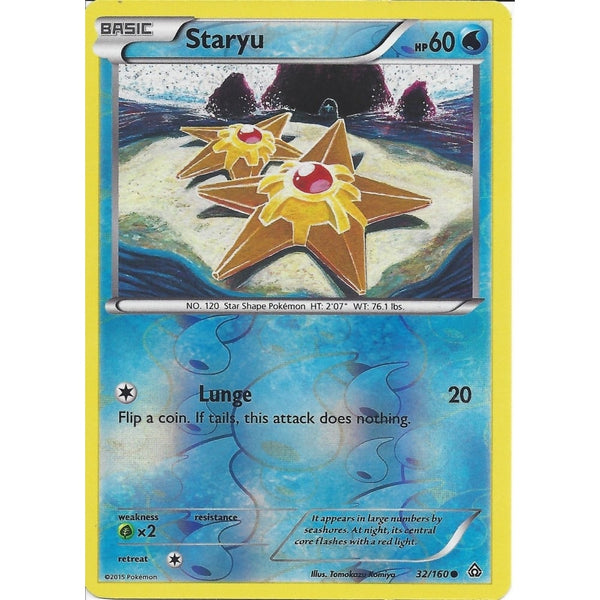 Pokemon XY PRIMAL CLASH - STARYU 32/160 REV HOLO