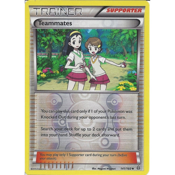 Pokemon XY PRIMAL CLASH - TEAMMATES 141/160 REV HOLO - TRAINER