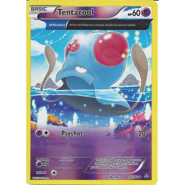 Pokemon XY PRIMAL CLASH - TENTACOOL 71/160 REV HOLO