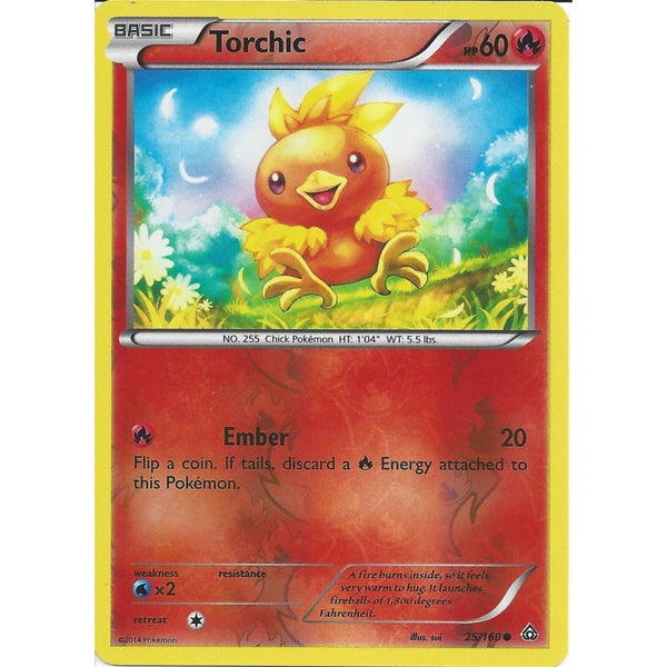 Pokemon XY PRIMAL CLASH - TORCHIC 25/160 REV HOLO