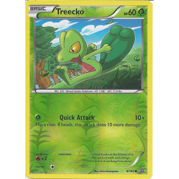 Pokemon XY PRIMAL CLASH - TREECKO 6/160 REV HOLO