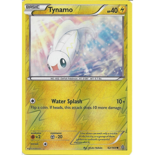 Pokemon XY PRIMAL CLASH - TYNAMO 62/160 REV HOLO