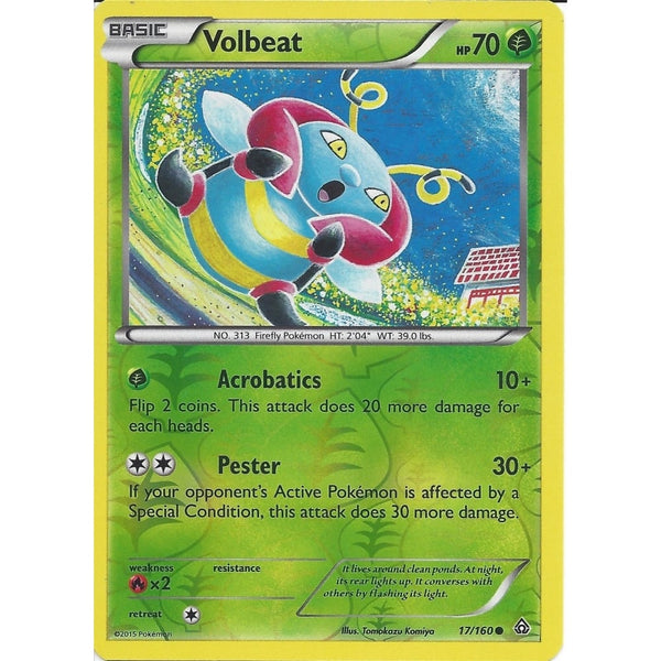 Pokemon XY PRIMAL CLASH - VOLBEAT 17/160 REV HOLO