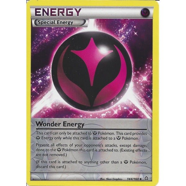 Pokemon XY PRIMAL CLASH - WONDER ENERGY 144/160 REV HOLO - TRAINER